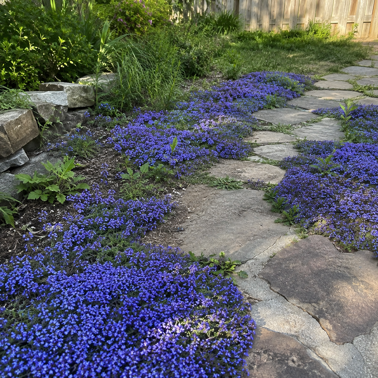 blue creeping thyme seeds