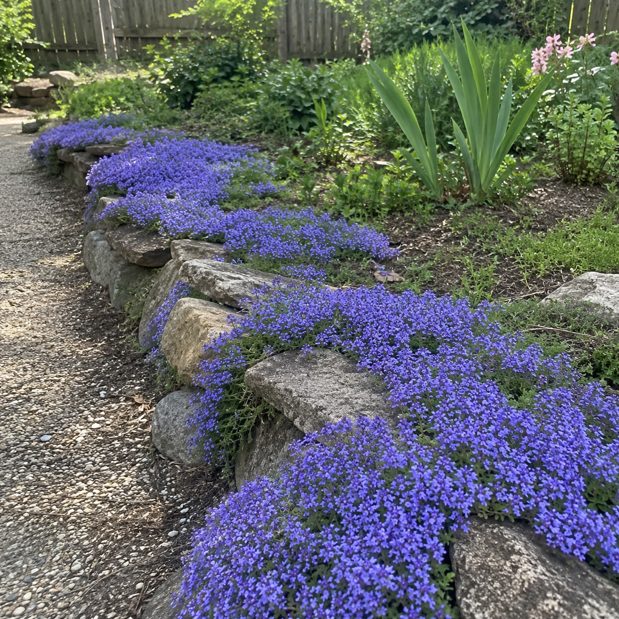 blue creeping thyme seeds