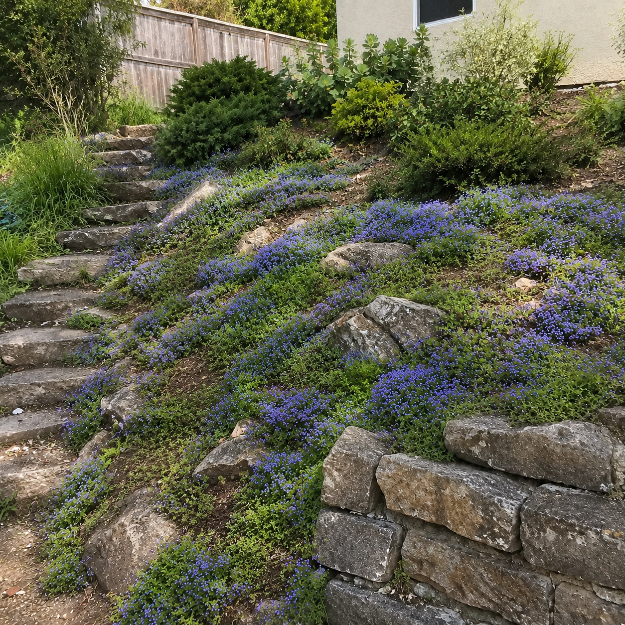 blue creeping thyme seeds