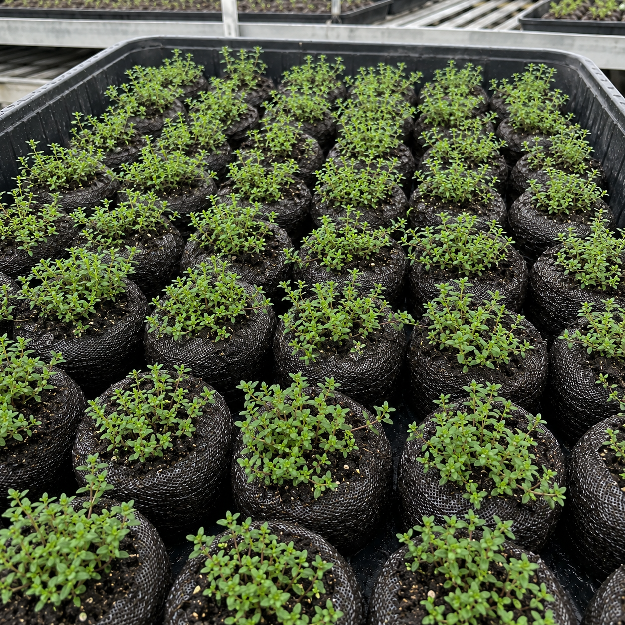 creeping thyme seedlings