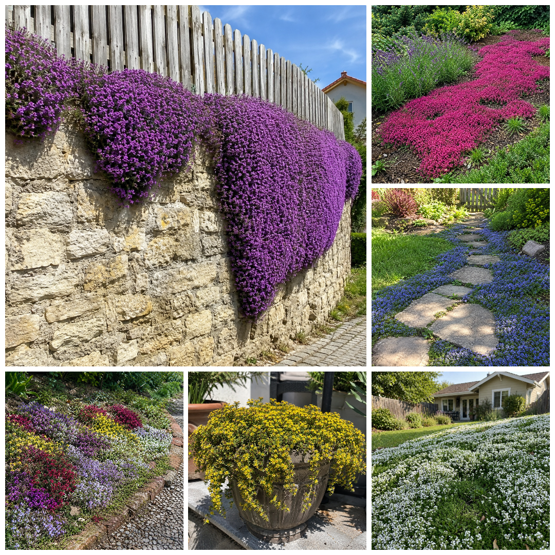 Creeping Thyme Homegrown Seeds Easy to Plant and Grow Non-GMO Perennial Flower Premium Seeds